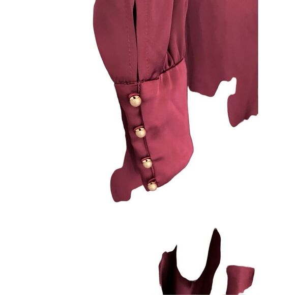 Mac Duggal Satin Ruffle Asymmetrical Midi Dress - Picture 7 of 13